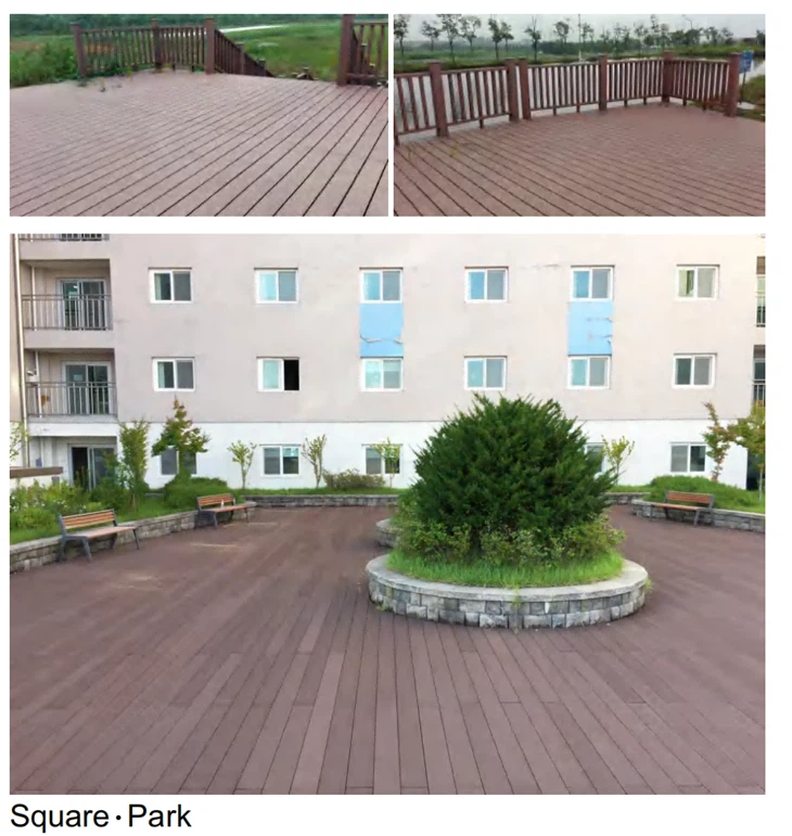 High Quality Wood Plastic Outdoor Decking
