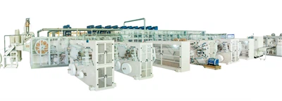 FULL SERVO HIGH SPEED BABY DIAPER PRODUCTION LINE